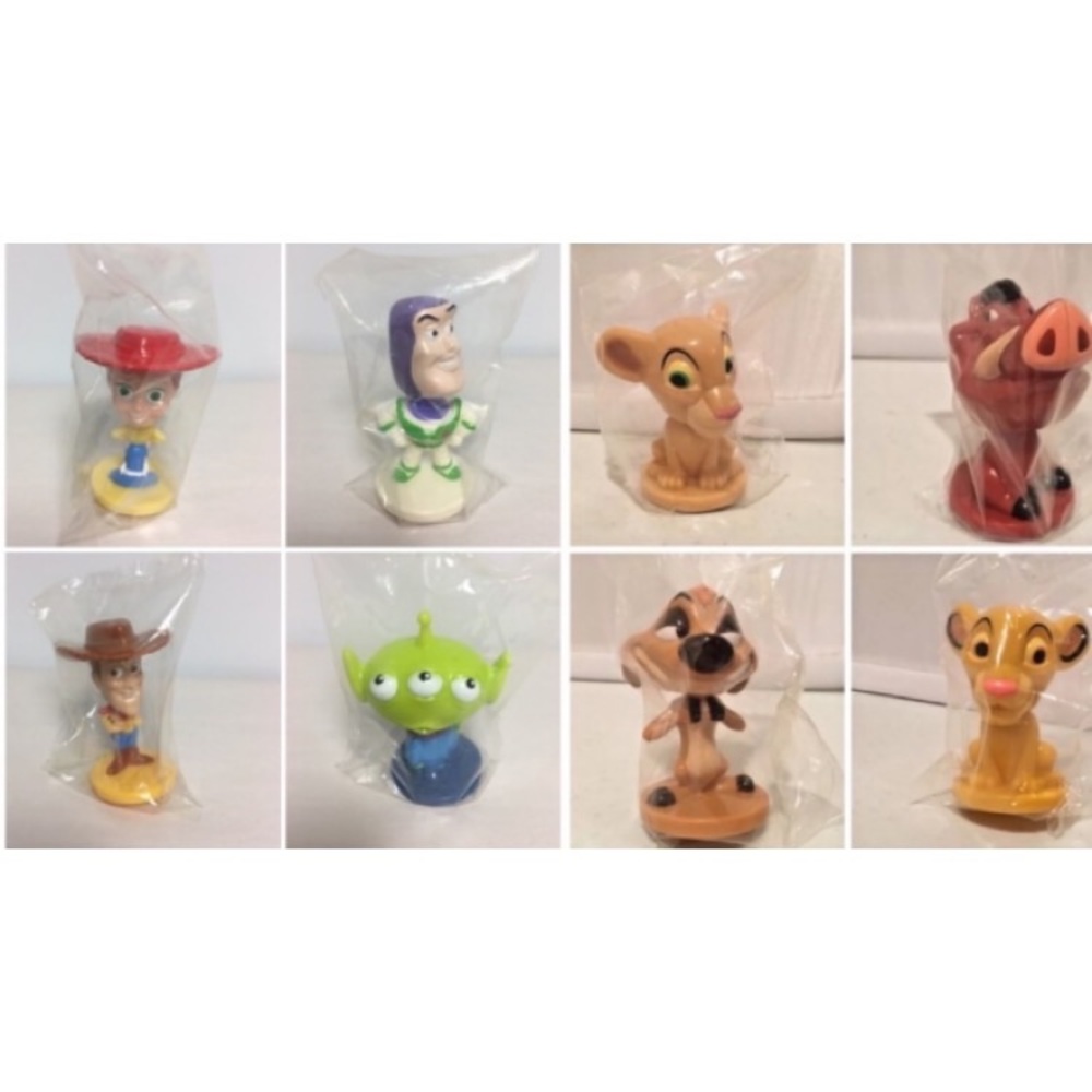 Bundle Of 2 New Sets Disney Kellog Bobble Head 🌸